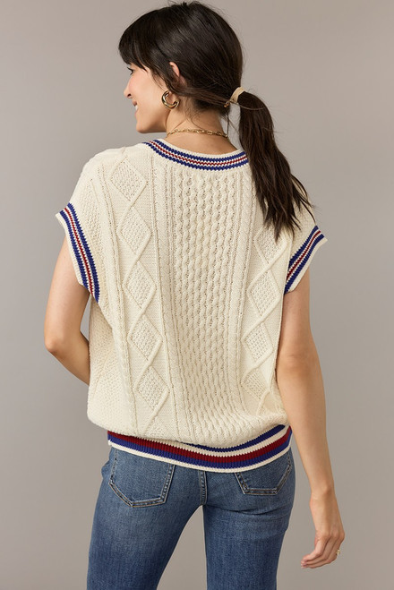 Louella Varsity Patch Pullover