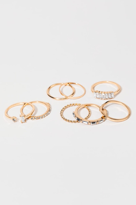 Adeline Dainty Rings Set