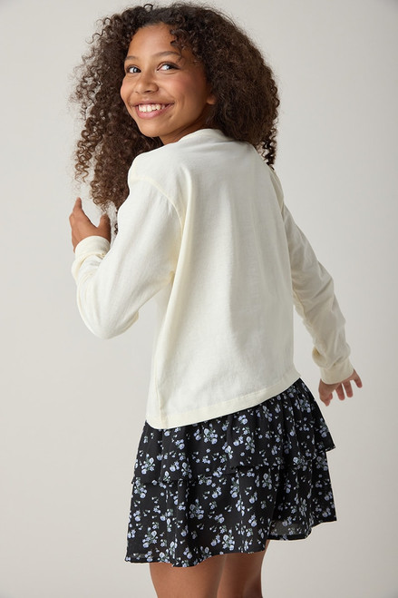 Hello Franki Mira Smocked Ruffle Skort for Girls