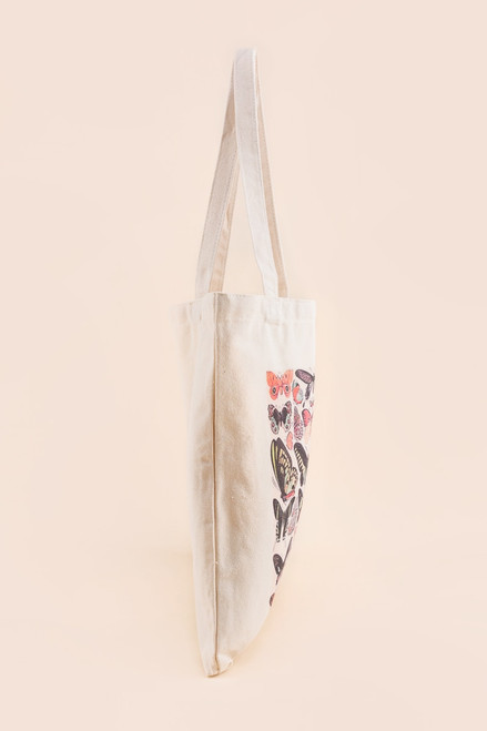 Samara Butterfly Canvas Tote