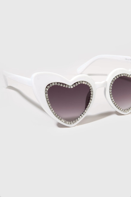 Gianna Oversized Heart Sunglasses
