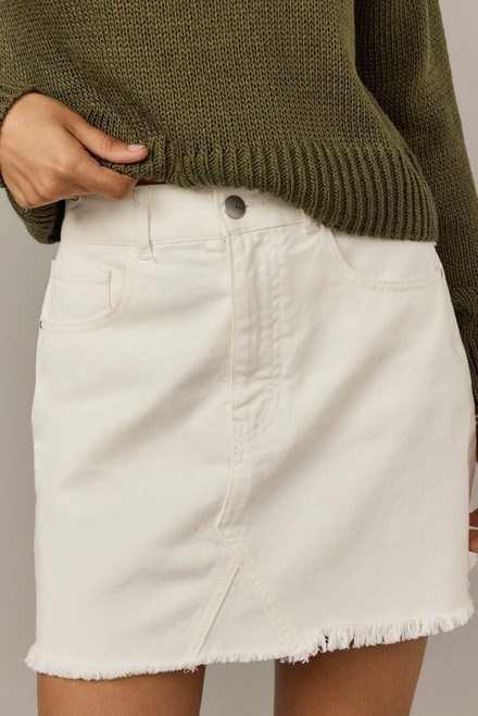 Nicole Denim Mini Skirt