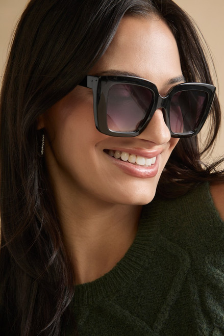 Sophie Oversized Thick Square Sunglasses