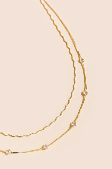 Carol Layered Stationed Necklace