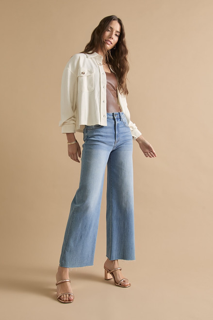 Marlene Corduroy Cropped Shacket