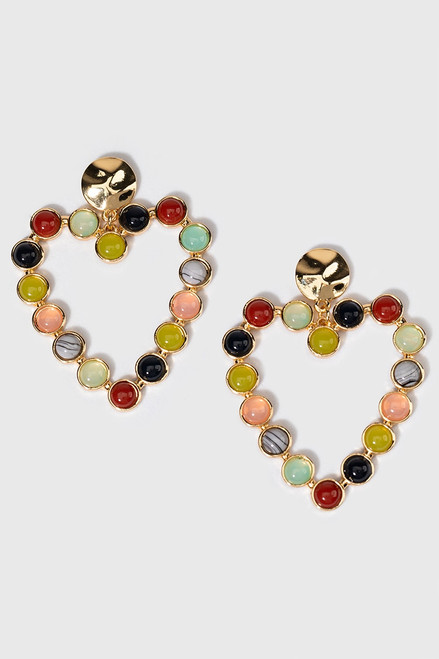 Evie Open Heart Earrings