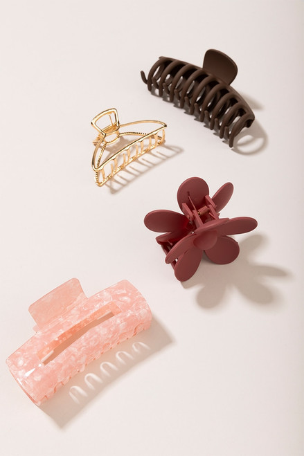 Mabel Mixed Style Hair Claw Set