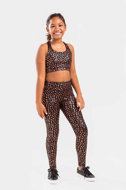 franki Foil Spotted Sports Bra for Girls