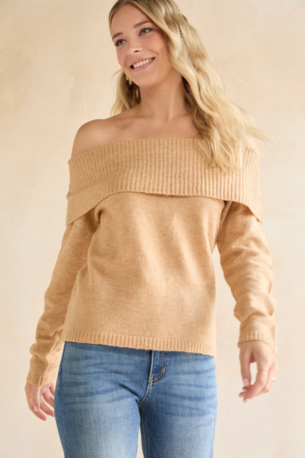 Joyce Off Shoulder Pullover
