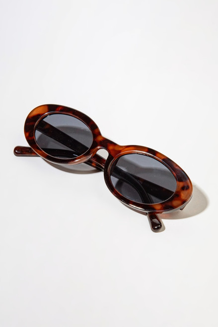 Audrey Slim Oval Sunglasses