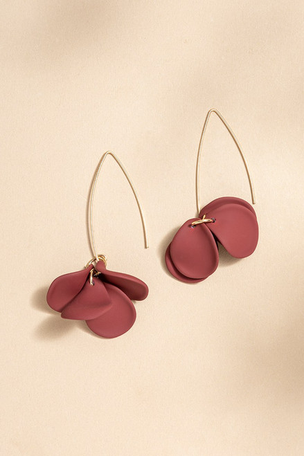 Noelle Epoxy Petal Earrings