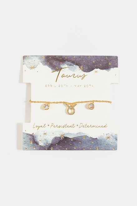 Taurus Celestial Charm Bracelet