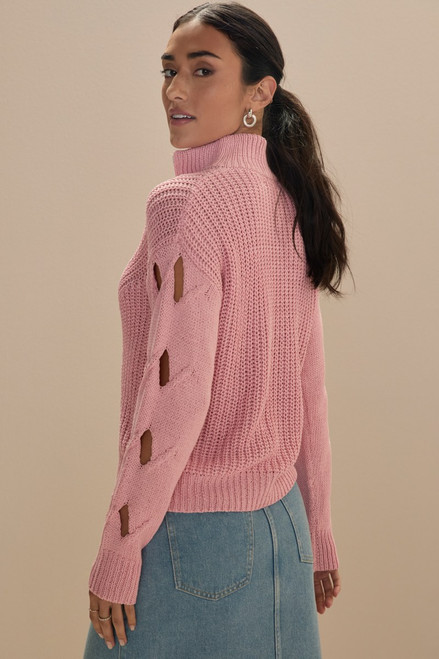 Michele Zip Pullover Sweater