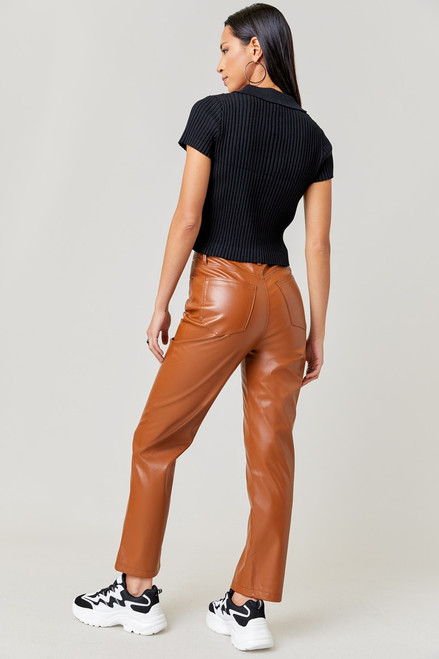 Joelle Vegan Leather Pants