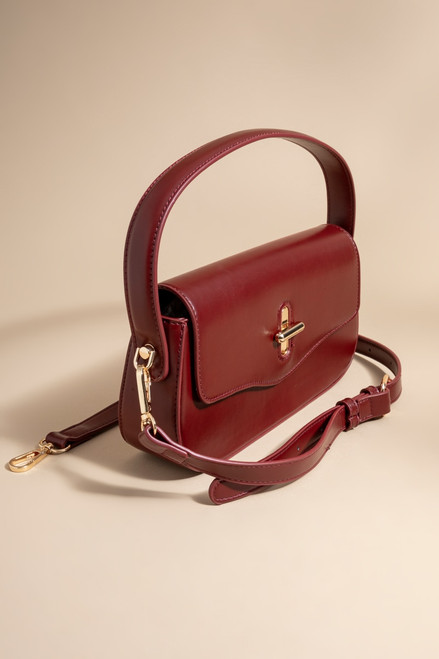 Lynette Turn Lock Handbag