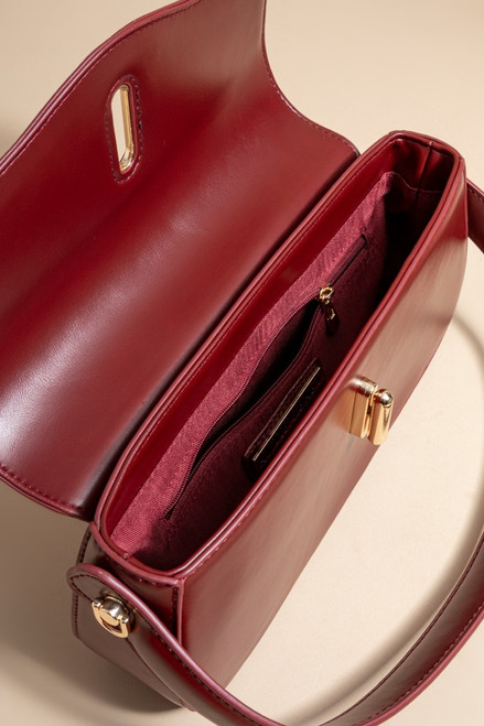 Lynette Turn Lock Handbag
