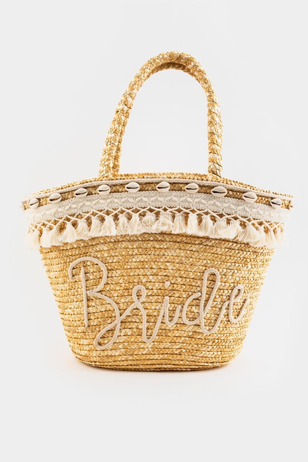 Bride Straw Tote