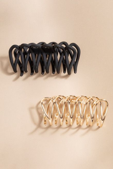 Amanda Mixed Style Large Claw Set