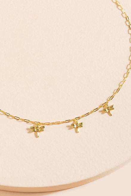 Kenzie Dragonfly Charm Necklace