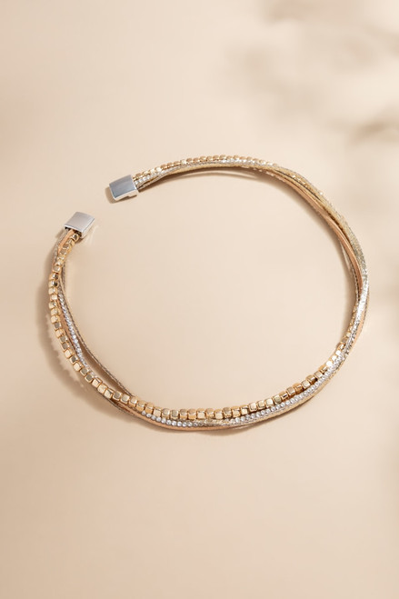 Nancy Mixed Material Bracelet