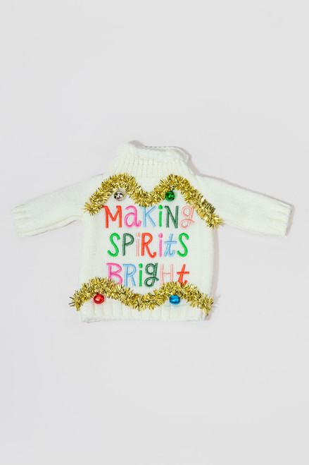 Making Spirits Bright Bottle Sweater