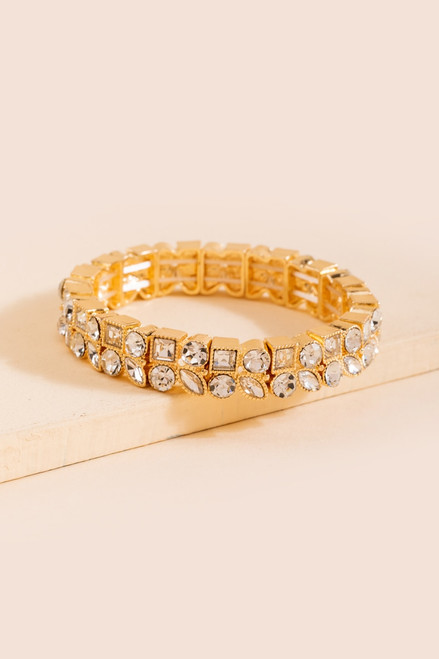Esther Glass Stone Bangle