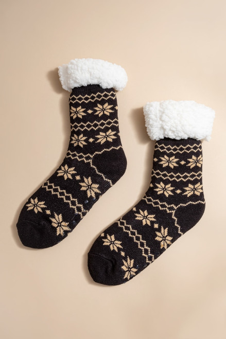 Dorean Snowflake Slipper Socks