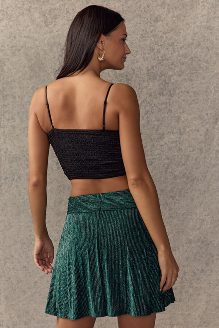 Imelda Shimmer Flippy Mini Skirt