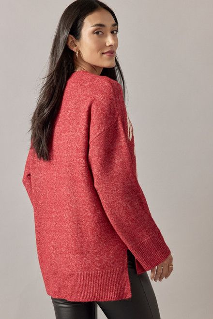 Merrier With A Martini Pullover Sweater