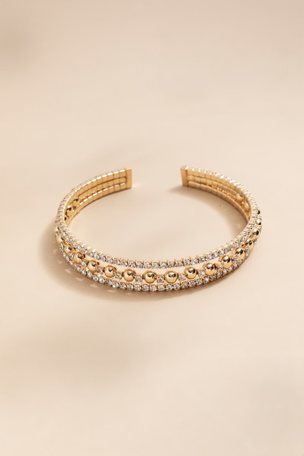 Jackie Cupchain Gold Ball Bracelet