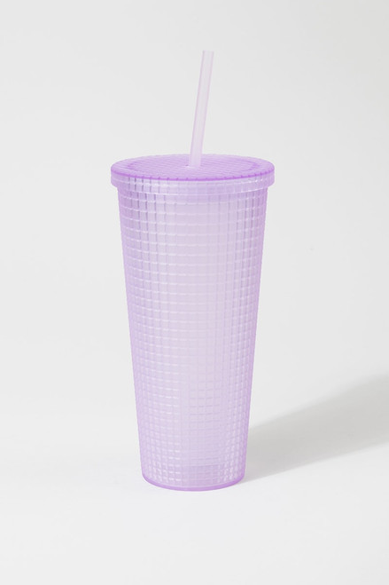 Lilac Frosted Square Tumbler