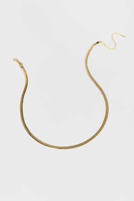 Lily 14K Gold Dipped Snake Chain Necklace