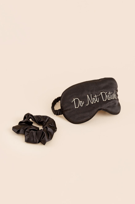 Do Not Disturb Satin Sleep Mask Set