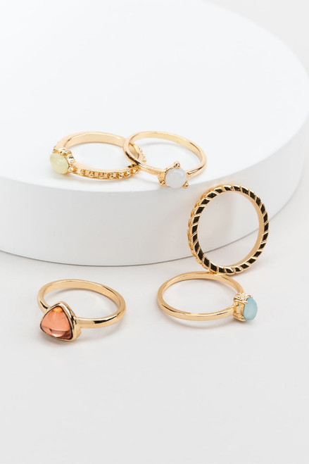 Jayce Dainty Focal Ring Set