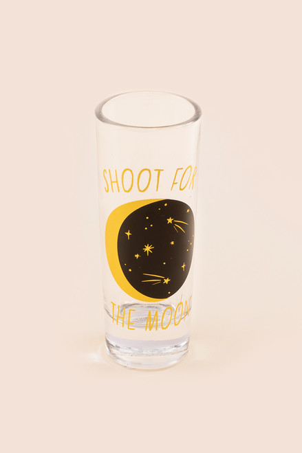 Shoot For The Moon Shot Glass