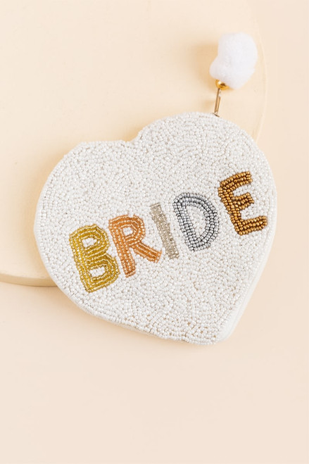 Bride Heart Shaped Pouch