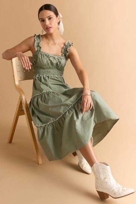 本日処分します‼️Back Ribbon Tiered Satin Dress ly6l9yvtotd3pc2usato__39674.