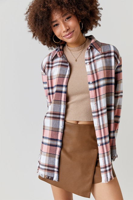 Alice Plaid Button Down Top