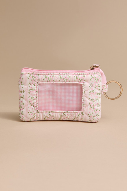 Emma Quilt Floral Card Case