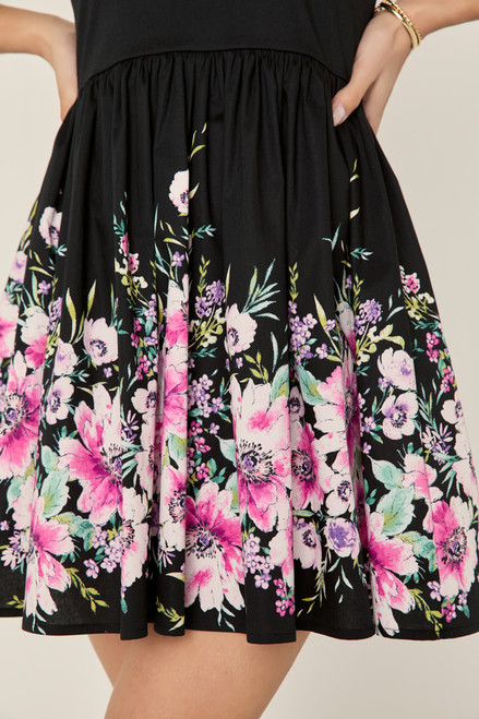 Joan Sleeveless Floral Mini Dress