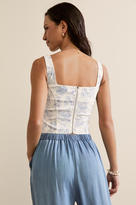 Wendy Toile Corset Top