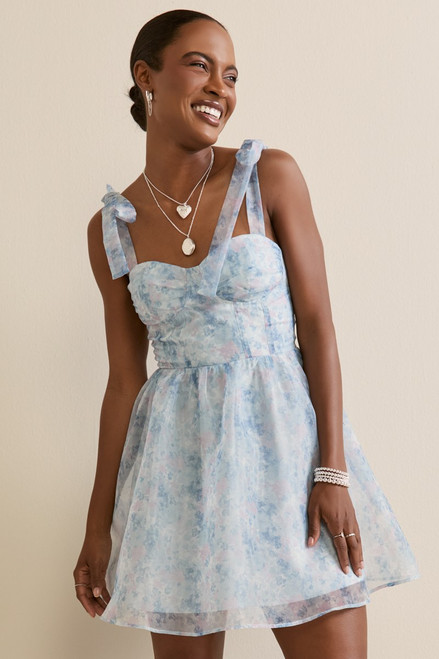 フェティコ　近年モデル　OPEN-BACK BUSTIER MINI DRESS Beige Open Back Bodycon- Halter Neck Dress - Cutout Mini Dress