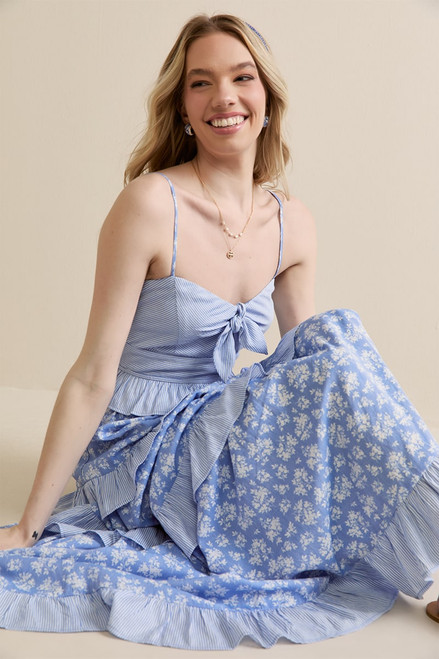 Billie Flounce Tiered Maxi Dress