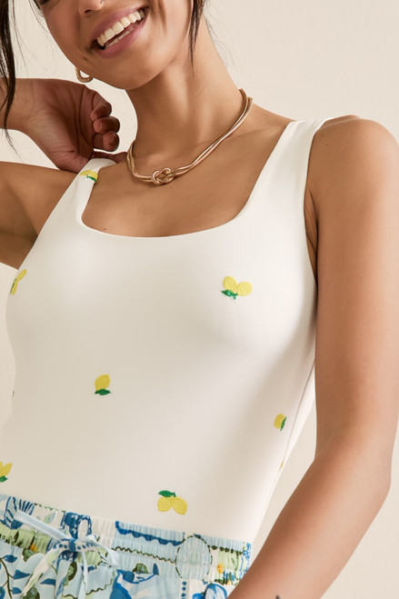 yummi by francesca's Lemon Bodysuit