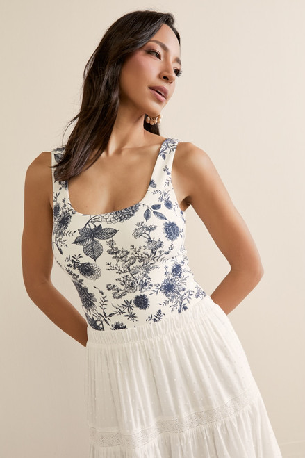 yummi by francesca's Post Card Bodysuit