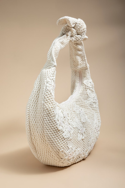 Ruth Crochet Knot Hobo Bag