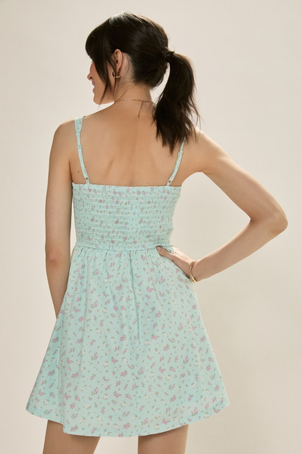 Kim Fit And Flare Floral Mini Dress