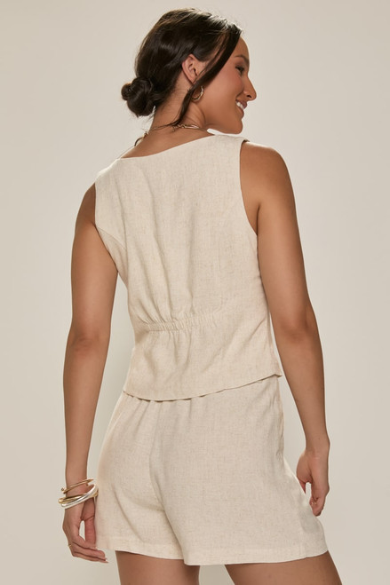 Tammi Tailored Linen Shorts