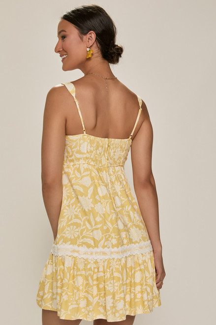 Whitney Ric Rac Floral Mini Dress