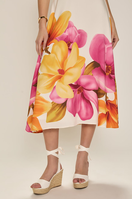 Julie Halter Braid Floral Midi Dress